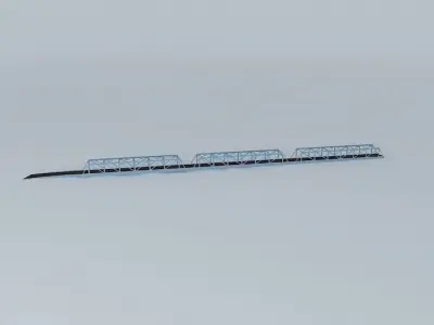 Iron Bridge of the Carrack Free 3D model