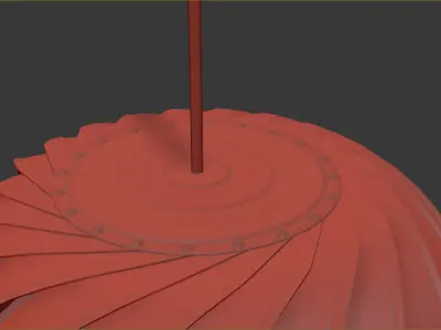 WIND TURBINE LIGHT 3D model