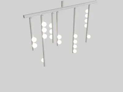  Drop System Chandelier 3D model