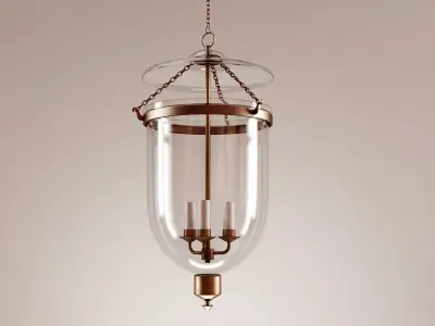 Glass Lantern 3D model