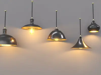 Sealing Lamp Vol1  Low-poly 3D model