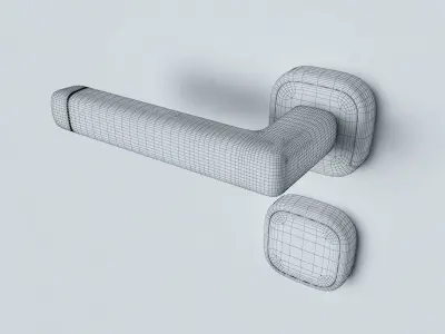  Electronic Door Handle Lever Lock 3D model