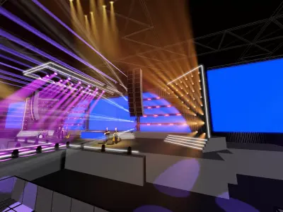 3D stage design  3D print model