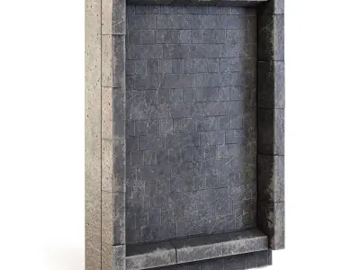 Dungeon Wall 3D model