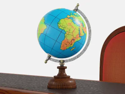 Stylized furniture set 3D model