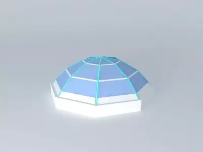 Skylight octahedral Free 3D model