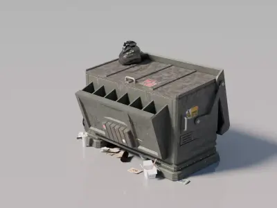 Cyberpunk Props 3 3D model