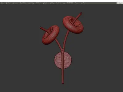 MONACO WALL Low-poly 3D model