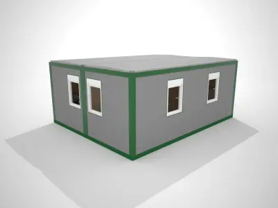 Modular building Medical Center 3D model