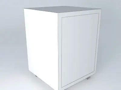 Chest of drawers DOORS HKOM3S 7 5 BRW Milano Oak 3D model