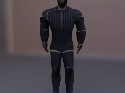 Carbon Fibre Guard Robot 3D model