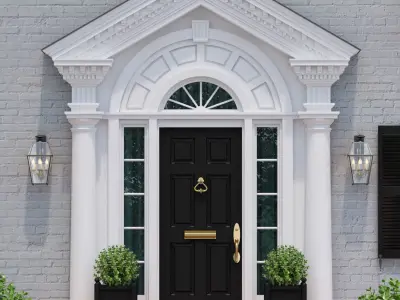 3D model Windows and doors in the style of modern classics 3 3D model