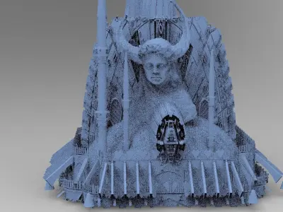 Alien Prometheus temples 6 3D model