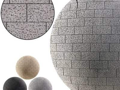 Stone honed hammered wall - Seamless Texture