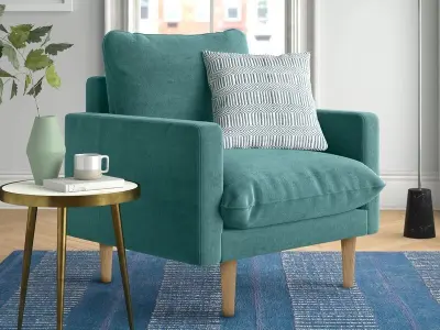 Brympton 34 Wide Armchair 3D model