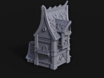 Fantasy House 3D print model