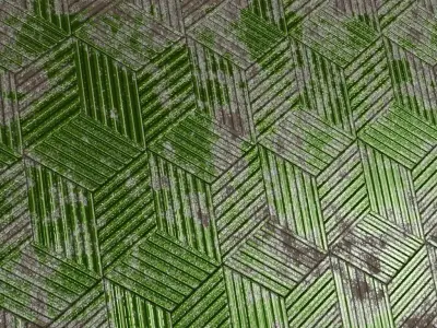 Dirt Green Metal Plate Rusted PBR Seamless Texture
