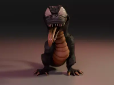 Venomgator 3D print model