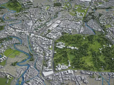 Bogor Low-poly 3D model