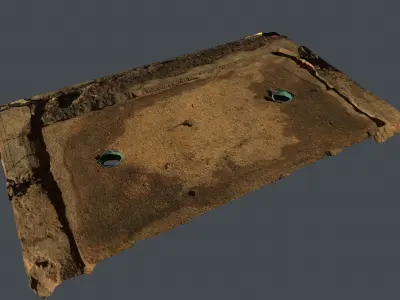 Pot Hole - 3D Scan Model Low-poly 3D model