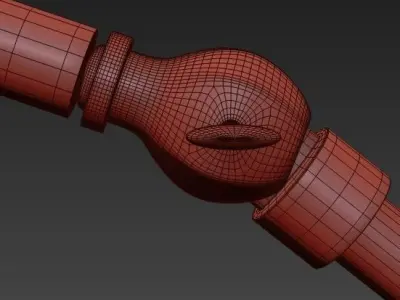 Riddle Single Table Light 3D model