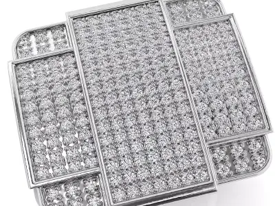 Big fancy mans ring  3D print model