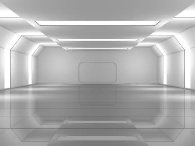 Sci Fi Warehouse 3D model