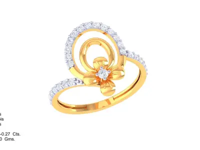  Women Ring MTL 3dm STL OBJ FBX Details 3D print model 81