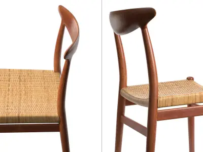 W2 Dining Chair 3D model