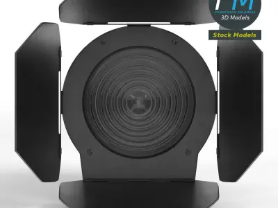 Stage light 1 3D model