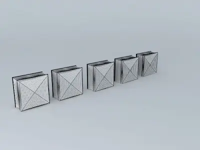 Glass block Free 3D model