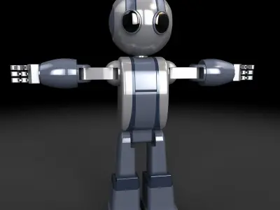 Robot 1 lego 3D model