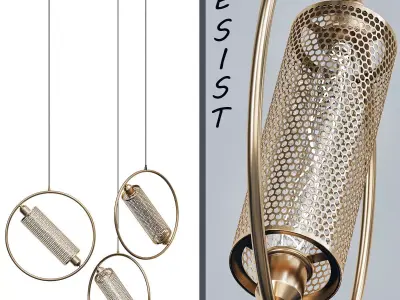 Resist pendant lamp 3D model