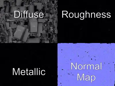 Gothic Stone Cathedral model pack Low-poly 3D model