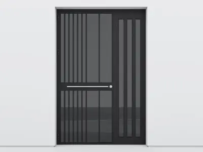 Aluminium door 279 3D model
