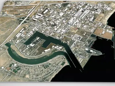 Hamriya Free Zone Sharjah UAE 3D model