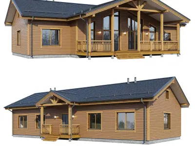 AAlpine house Kusa 3D model