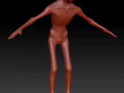 Zombie Character 3D print model