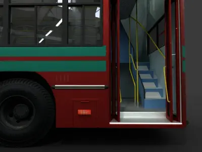 BRTC Double Decker 3D model