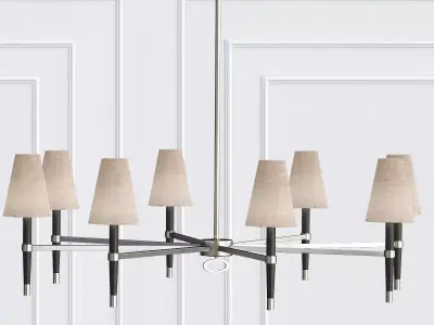 VENTANA chandelier with six lamps 3D model