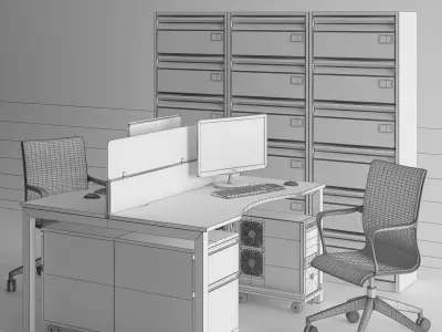 Office Furniture 3D model