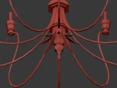 GRAND PALAIS CHANDELIER 3D model