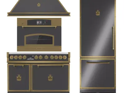 OFFICINE GULLO kitchen appliance collection 3D model