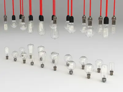 Bulbs Composition 3D model