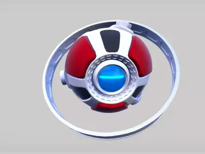 Simple Sci-Fi Probe  Low-poly 3D model