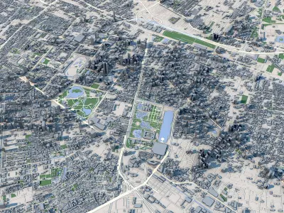 Bangkok City Thailand 3D model