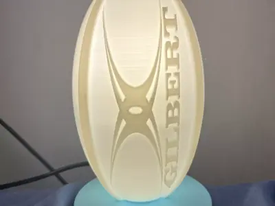 Lampe Rugby et logo aviron bayonnais  3D print model