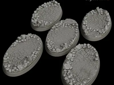 LegendGames Skull Base Collection 3D Model Pack