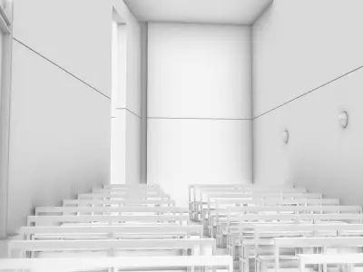 Church Of Light by Tadao Ando  3D model