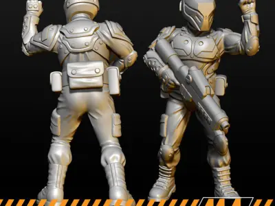 Cyber Police 3D print model